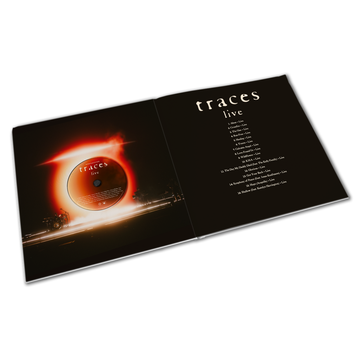 Traces -  Live Fotobuch (2CD, Vinyl-sized Hardcoverbuch, 40 Seiten)
